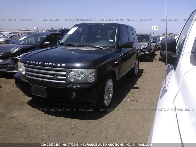 SALMF15409A306004 - 2009 LAND ROVER RANGE ROVER HSE BLACK photo 2