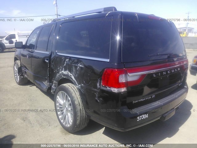 5LMJJ3HT2GEL08584 - 2016 LINCOLN NAVIGATOR L/SELECT 黑色 照片 3