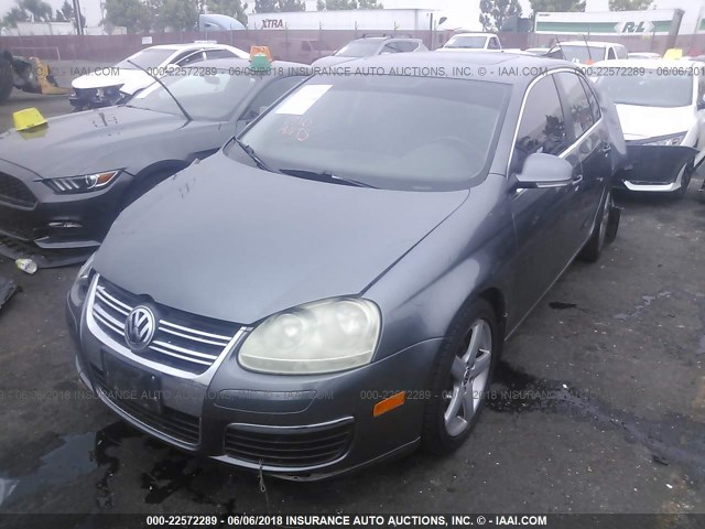 3VWRL71K19M166302 - 2009 VOLKSWAGEN JETTA TDI GRAY photo 2