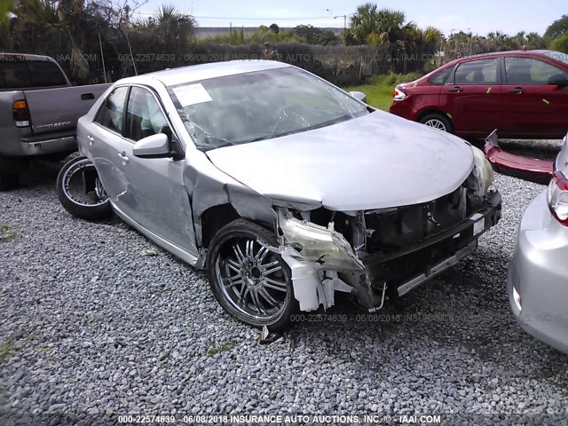 4T1BF1FK9EU804217 - 2014 TOYOTA CAMRY L/SE/LE/XLE SILVER photo 1