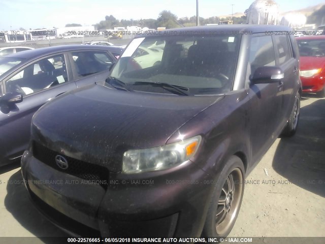 JTLKE50E391065701 - 2009 TOYOTA SCION XB Bordeaux Foto 2