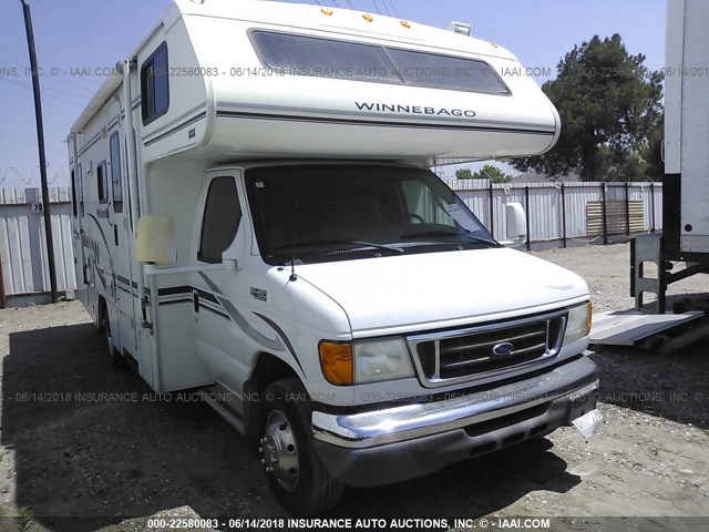 1FDXE45S55HA05569 - 2005 WINNEBAGO MINNIE WHITE photo 1