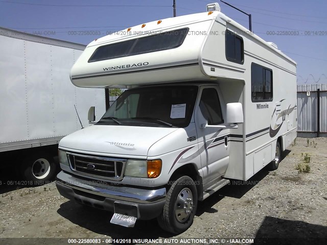 1FDXE45S55HA05569 - 2005 WINNEBAGO MINNIE WHITE photo 2