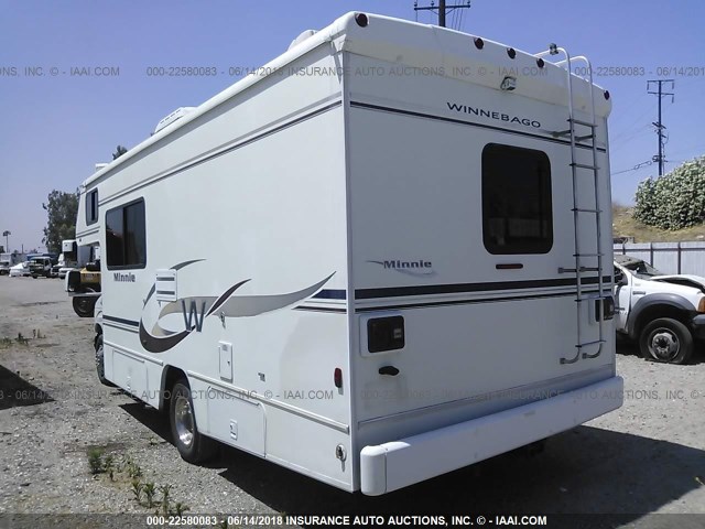 1FDXE45S55HA05569 - 2005 WINNEBAGO MINNIE WHITE photo 3