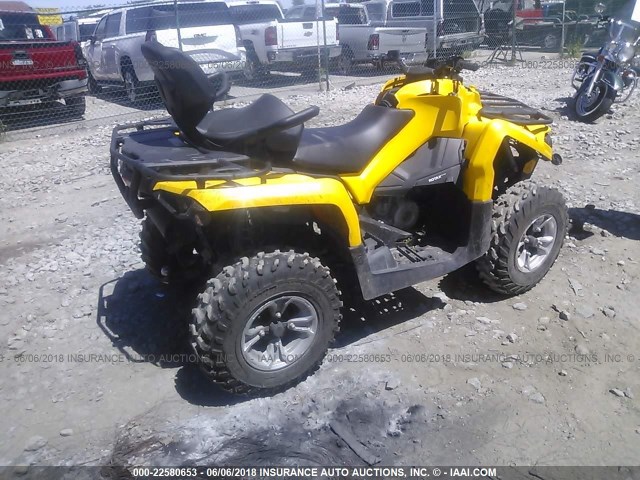 3JBLMAR20GJ002161 - 2016 CAN-AM OUTLANDER L MAX 450/450 DPS YELLOW photo 4