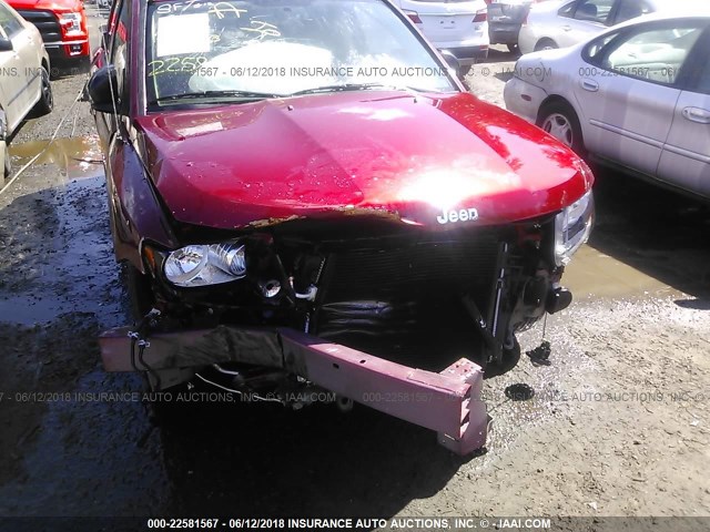 1C4NJDBB4GD646766 - 2016 JEEP COMPASS SPORT SILVER photo 6