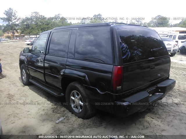 1GKEK13R8YR128482 - 2000 GMC YUKON DENALI BLACK photo 3