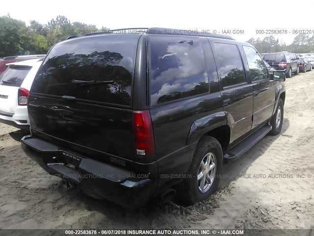 1GKEK13R8YR128482 - 2000 GMC YUKON DENALI BLACK photo 4