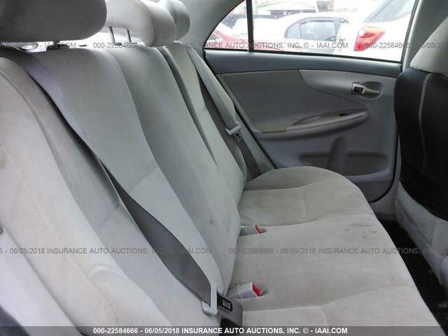 1NXBU4EE7AZ265495 - 2010 TOYOTA COROLLA S/LE/XLE GRAY photo 8