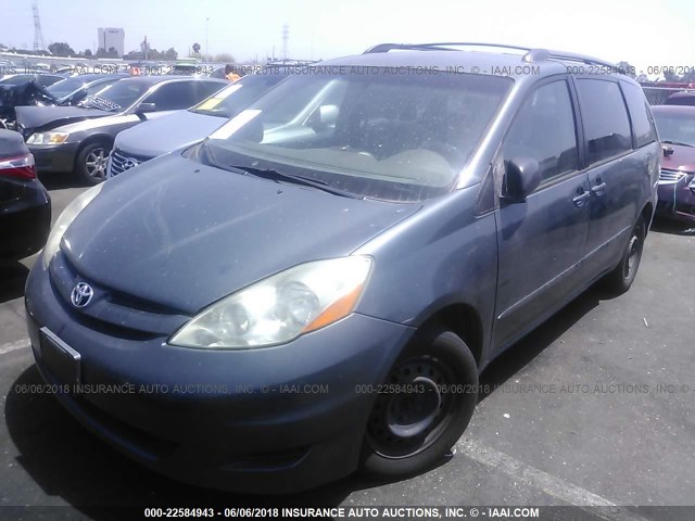 5TDZA23C96S472872 - 2006 TOYOTA SIENNA CE/LE GRAY photo 2