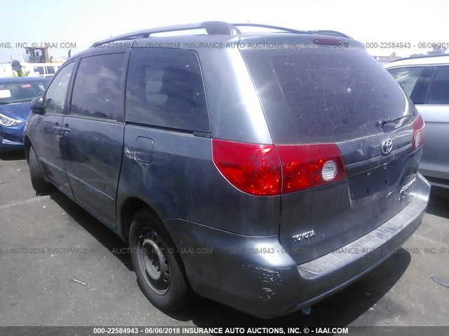 5TDZA23C96S472872 - 2006 TOYOTA SIENNA CE/LE GRAY photo 3