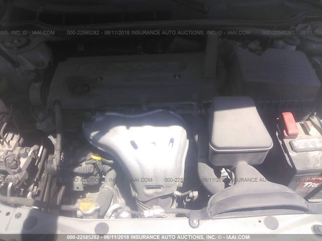 4T1BE46K27U644964 - 2007 TOYOTA CAMRY NEW GENERAT CE/LE/XLE/SE SILVER photo 10