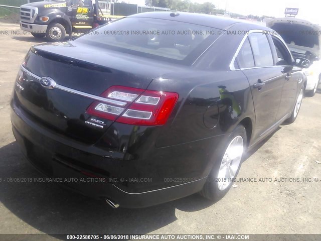 1FAHP2E81FG161732 - 2015 FORD TAURUS SEL BLACK photo 4