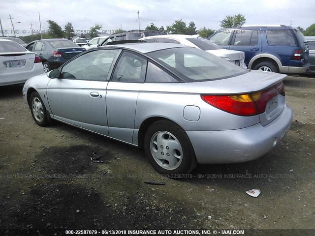 1G8ZY127X2Z260110 - 2002 SATURN SC2 SILVER photo 3