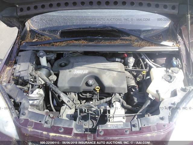 1GNDV33127D190161 - 2007 CHEVROLET UPLANDER LT MAROON photo 10