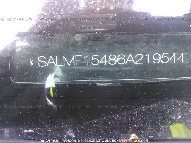 SALMF15486A219544 - 2006 LAND ROVER RANGE ROVER HSE GRAY photo 9