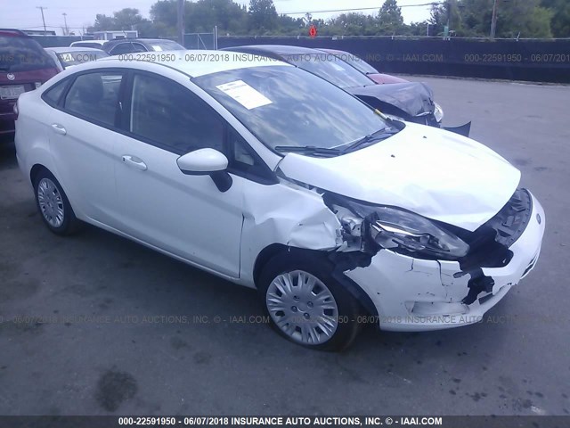 3FADP4AJ7EM232021 - 2014 FORD FIESTA S WHITE photo 1