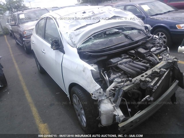 3N1CN7AP1CL908647 - 2012 NISSAN VERSA S/SV/SL WHITE photo 1