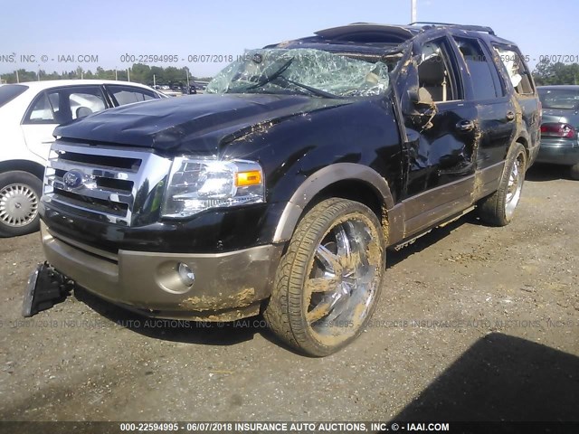 1FMJU1H59EEF64976 - 2014 FORD EXPEDITION XLT/KING RANCH BLACK photo 2