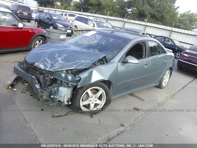 1G2ZK57N694240454 - 2009 PONTIAC G6 GT BLUE photo 2