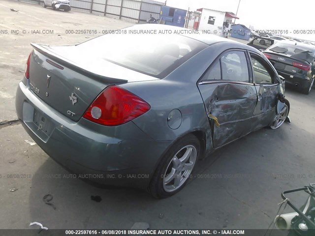 1G2ZK57N694240454 - 2009 PONTIAC G6 GT BLUE photo 4