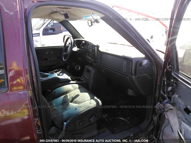 3GNEC13T72G114494 - 2002 CHEVROLET AVALANCHE C1500 RED photo 5