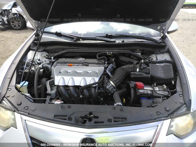 JH4CU2F88CC018287 - 2012 ACURA TSX SE SILVER photo 10