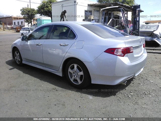 JH4CU2F88CC018287 - 2012 ACURA TSX SE SILVER photo 3