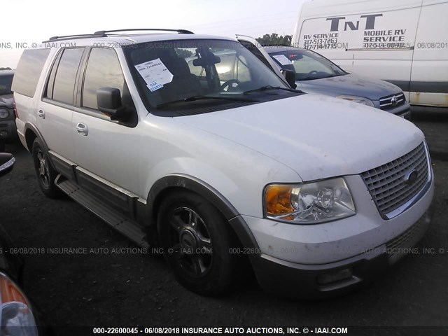 1FMFU18L43LB83145 - 2003 FORD EXPEDITION EDDIE BAUER WHITE photo 1