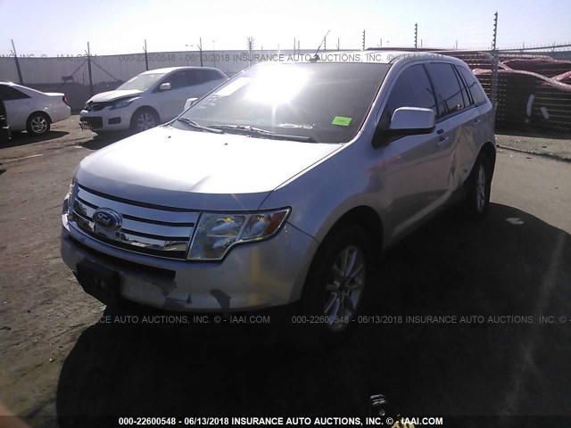 2FMDK4JC2ABB07526 - 2010 FORD EDGE SEL SILVER photo 2