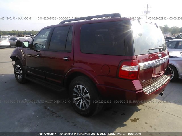 1FMJU1HT0FEF50206 - 2015 FORD EXPEDITION XLT/KING RANCH RED photo 3