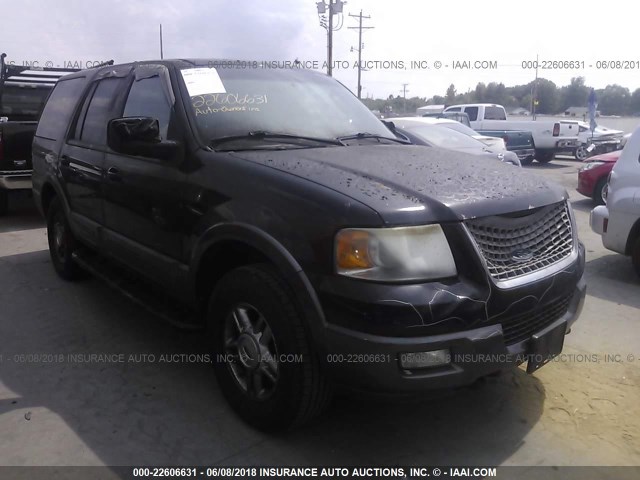 1FMPU16526LA25691 - 2006 FORD EXPEDITION XLT BLACK photo 1