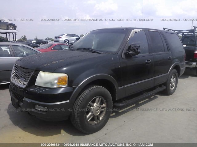 1FMPU16526LA25691 - 2006 FORD EXPEDITION XLT BLACK photo 2