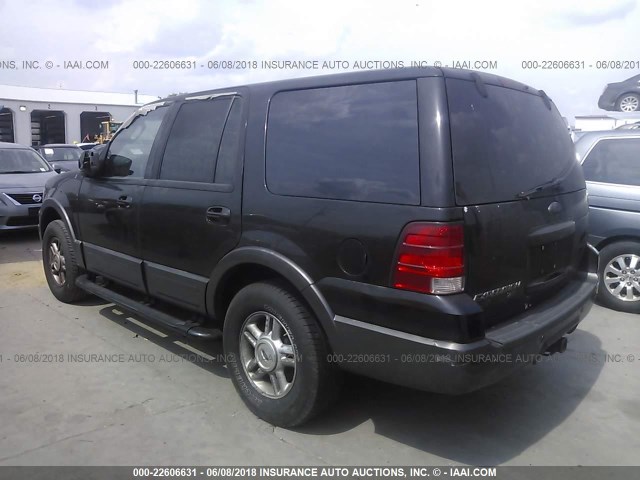 1FMPU16526LA25691 - 2006 FORD EXPEDITION XLT BLACK photo 3