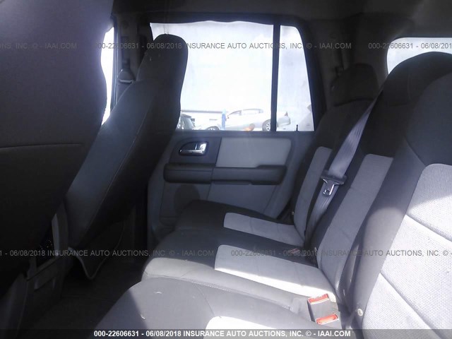 1FMPU16526LA25691 - 2006 FORD EXPEDITION XLT BLACK photo 8