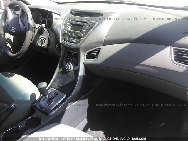 KMHDH4AE6DU726595 - 2013 HYUNDAI ELANTRA GLS/LIMITED SILVER photo 5