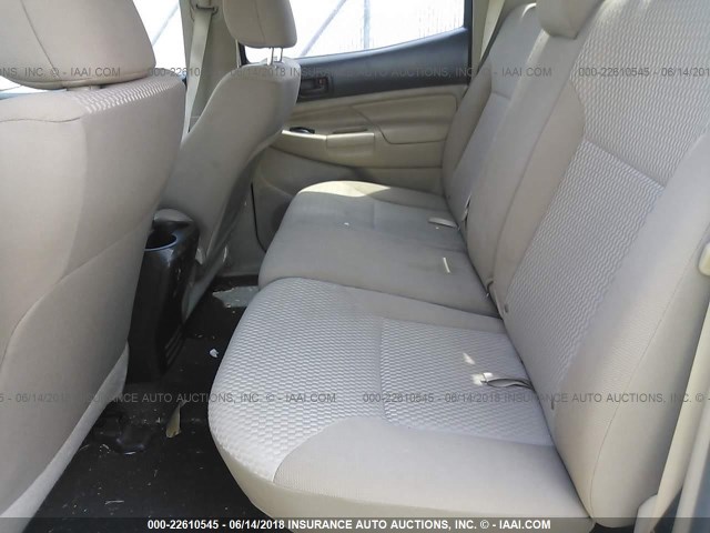 5TFJU4GN1CX028743 - 2012 TOYOTA TACOMA DOUBLE CAB PRERUNNER WHITE photo 8