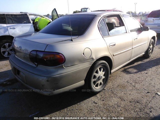 1G1NE52M2WY112953 - 1998 CHEVROLET MALIBU LS 金色 照片 4