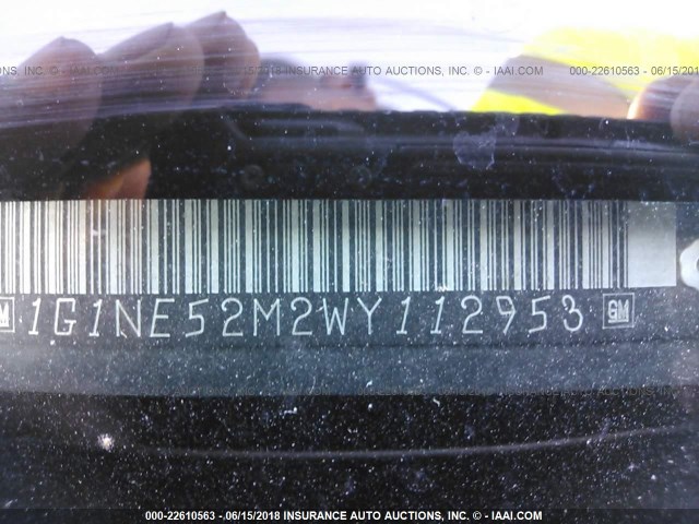 1G1NE52M2WY112953 - 1998 CHEVROLET MALIBU LS 金色 照片 9