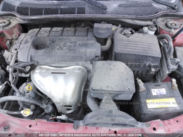 4T1BF3EK3BU743357 - 2011 TOYOTA CAMRY SE/LE/XLE 红色 照片 10