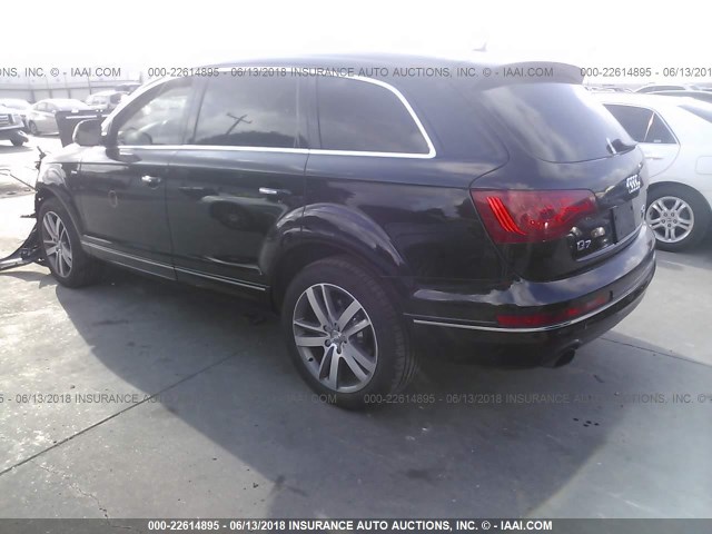 WA1LGAFE1ED007907 - 2014 AUDI Q7 PREMIUM PLUS BLACK photo 3