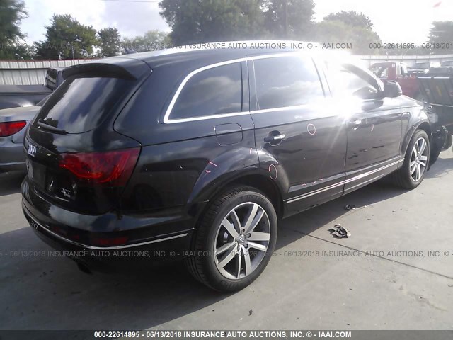 WA1LGAFE1ED007907 - 2014 AUDI Q7 PREMIUM PLUS BLACK photo 4