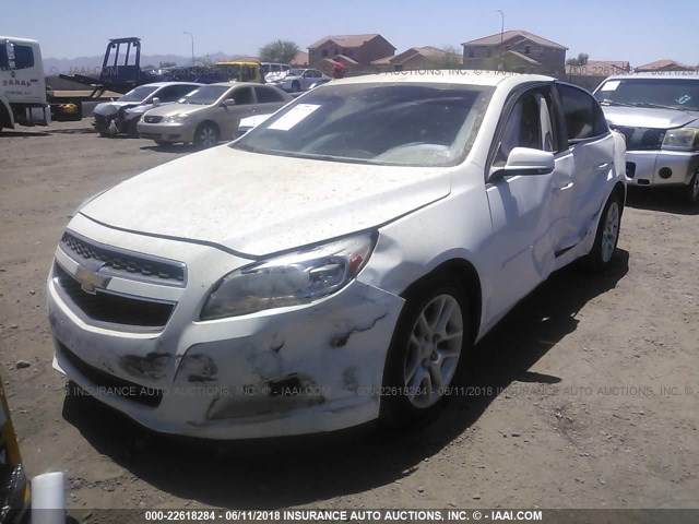 1G11C5SA2DF323721 - 2013 CHEVROLET MALIBU 1LT თეთრი ფოტო 2