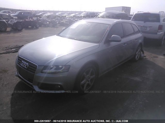 WAUVF78K89A180691 - 2009 AUDI A4 2.0T AVANT QUATTRO GRAY photo 2