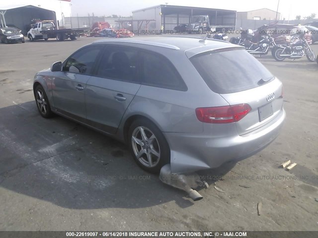 WAUVF78K89A180691 - 2009 AUDI A4 2.0T AVANT QUATTRO GRAY photo 3