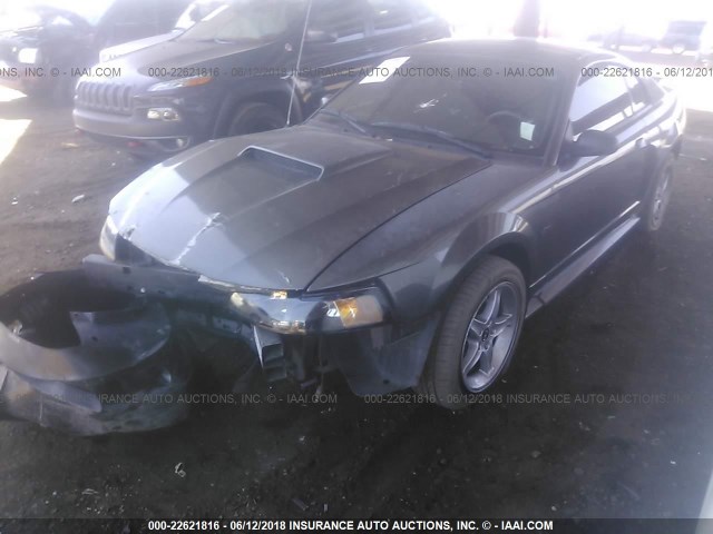 1FAFP42X23F448206 - 2003 FORD MUSTANG GT GRAY photo 2