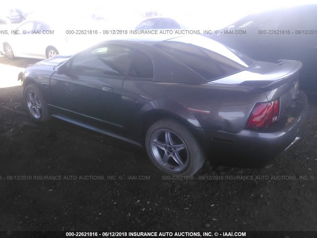 1FAFP42X23F448206 - 2003 FORD MUSTANG GT GRAY photo 3