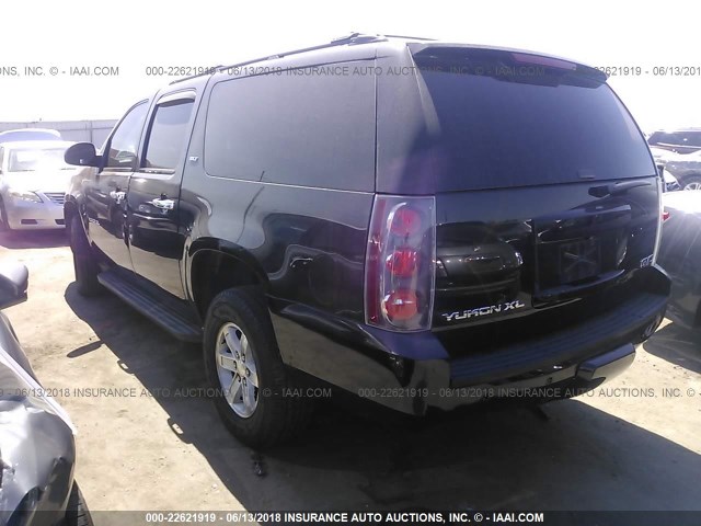 1GKS2KE75DR138059 - 2013 GMC YUKON XL K1500 SLT BLACK photo 3