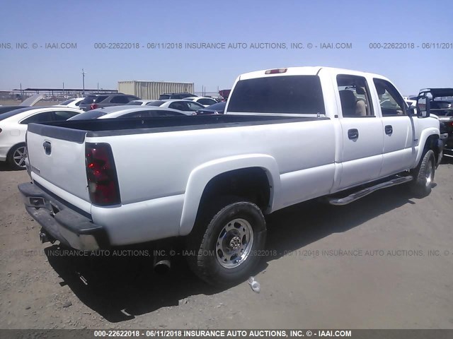 1GCHC23DX6F235919 - 2006 CHEVROLET SILVERADO C2500 HEAVY DUTY WHITE photo 4