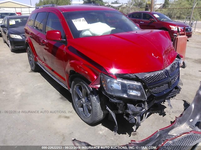 3C4PDCGG7GT107969 - 2016 DODGE JOURNEY CROSSROAD RED photo 6